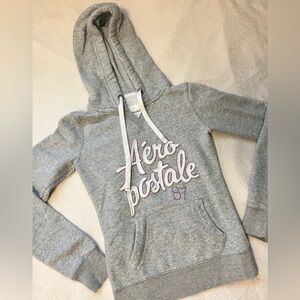 Aeropostale Light Gray Hoodie
